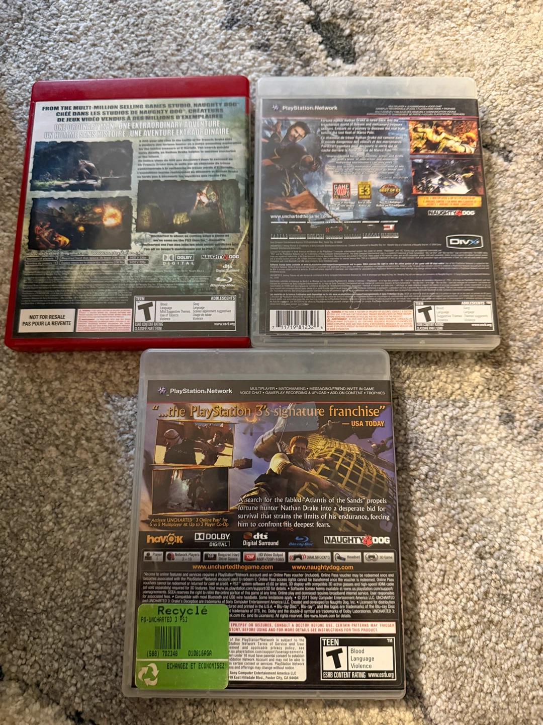 Uncharted PlayStation 3 Games - photo 2