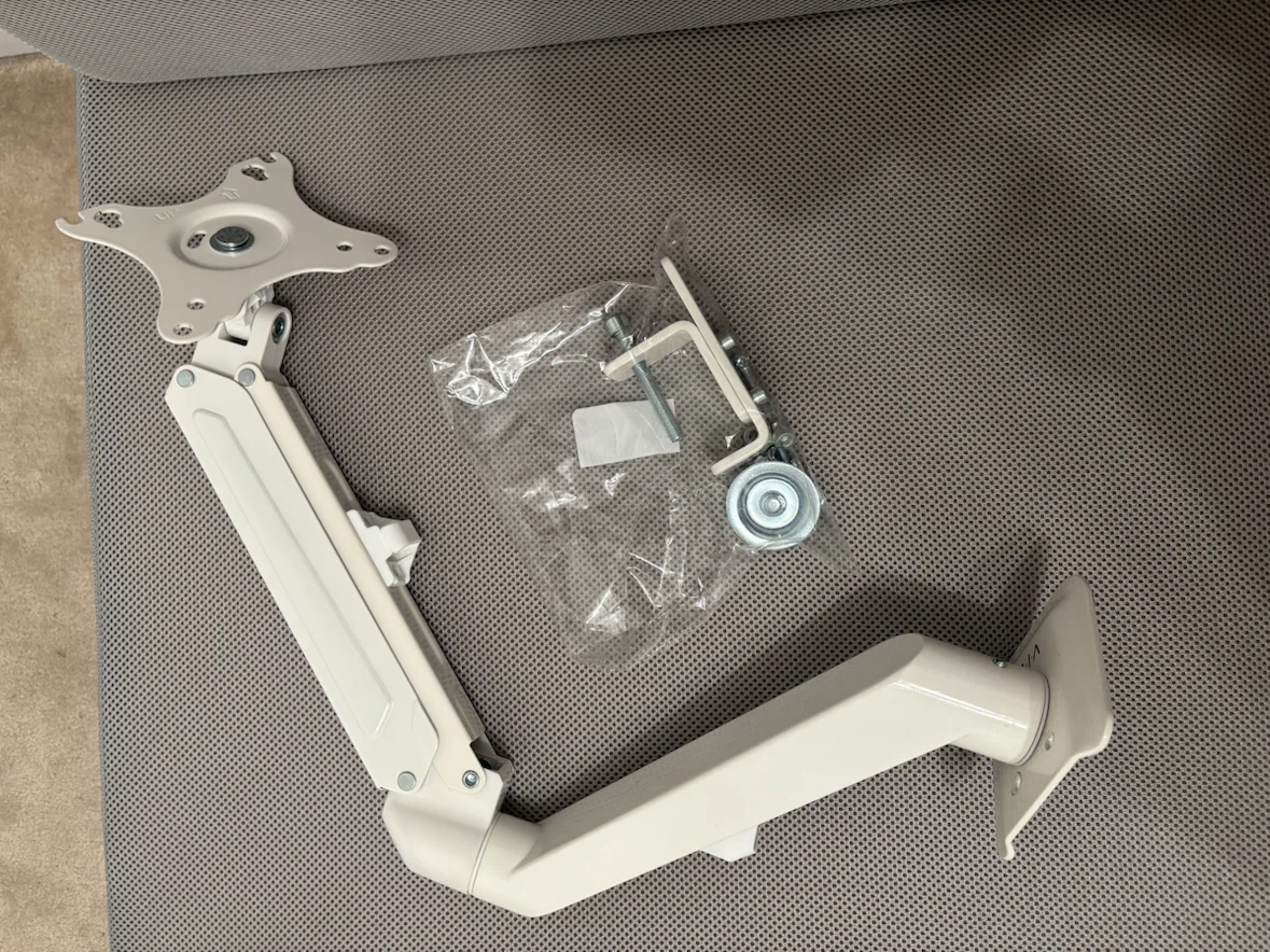 VIVO Single Monitor Stand White