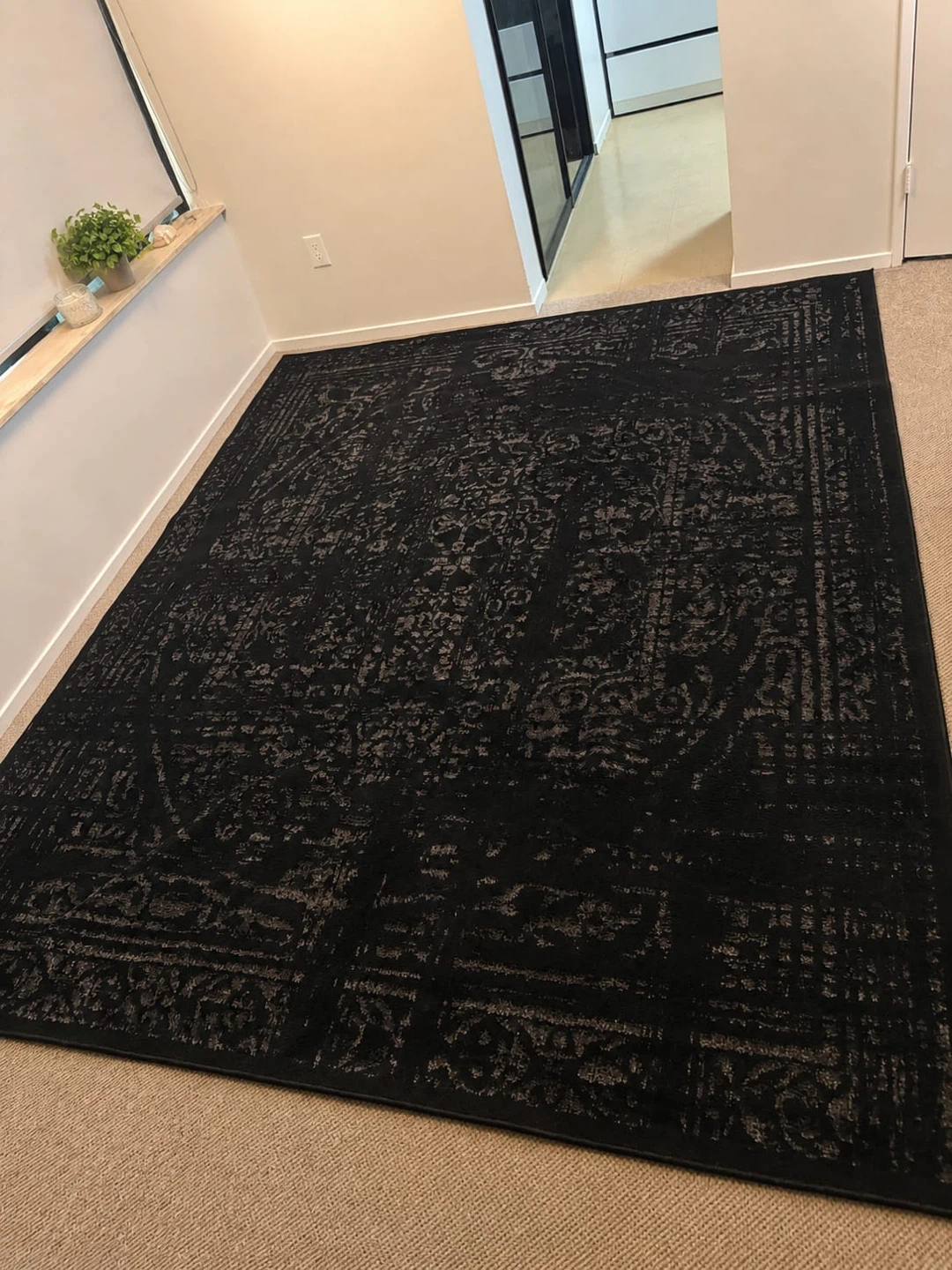 Large Black Carpet