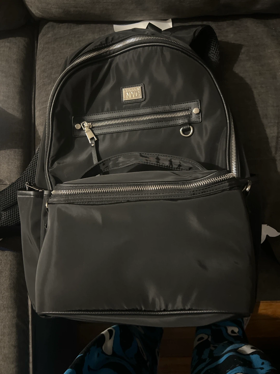 Steve Madden Black Nylon Backpack - photo 2