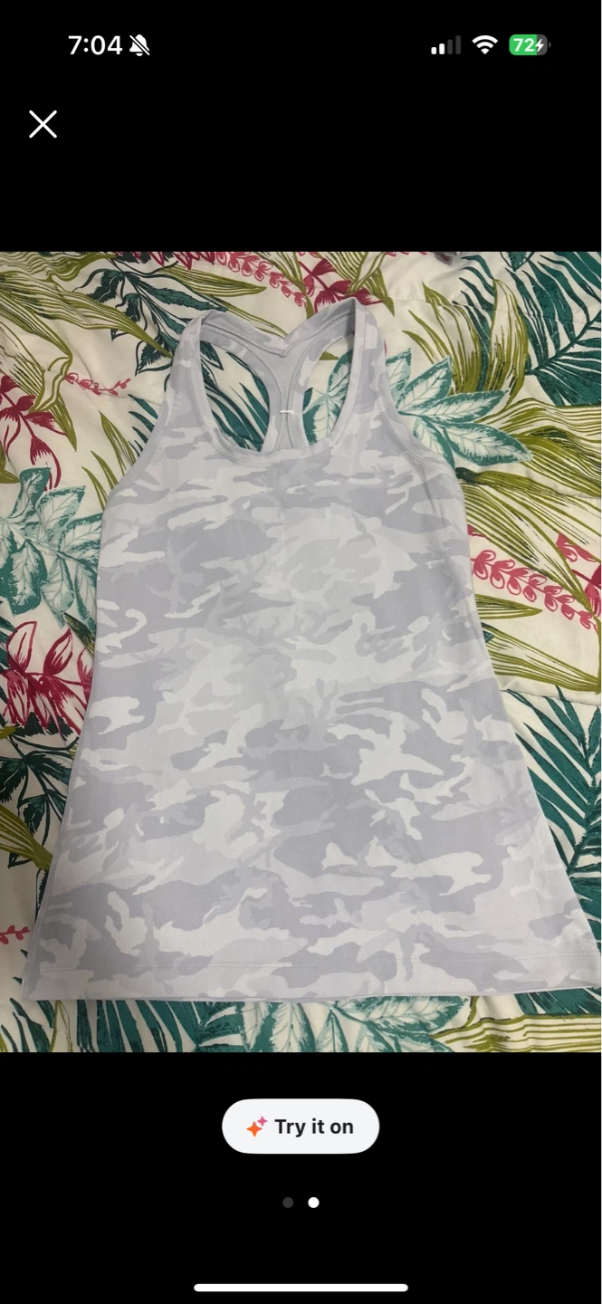 Lululemon Align Tank Top White Camo - photo 2