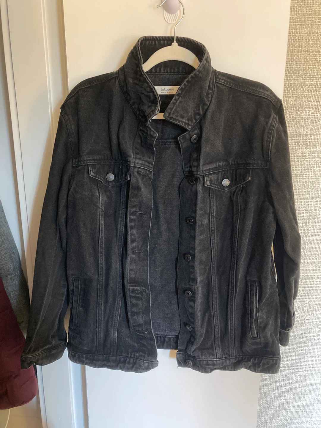 Twik Denim Trucker Jacket - Black