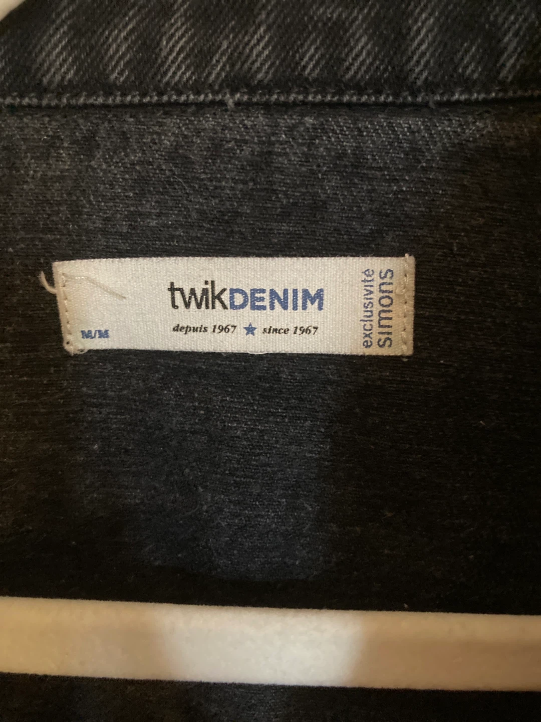 Twik Denim Trucker Jacket - Black - photo 2