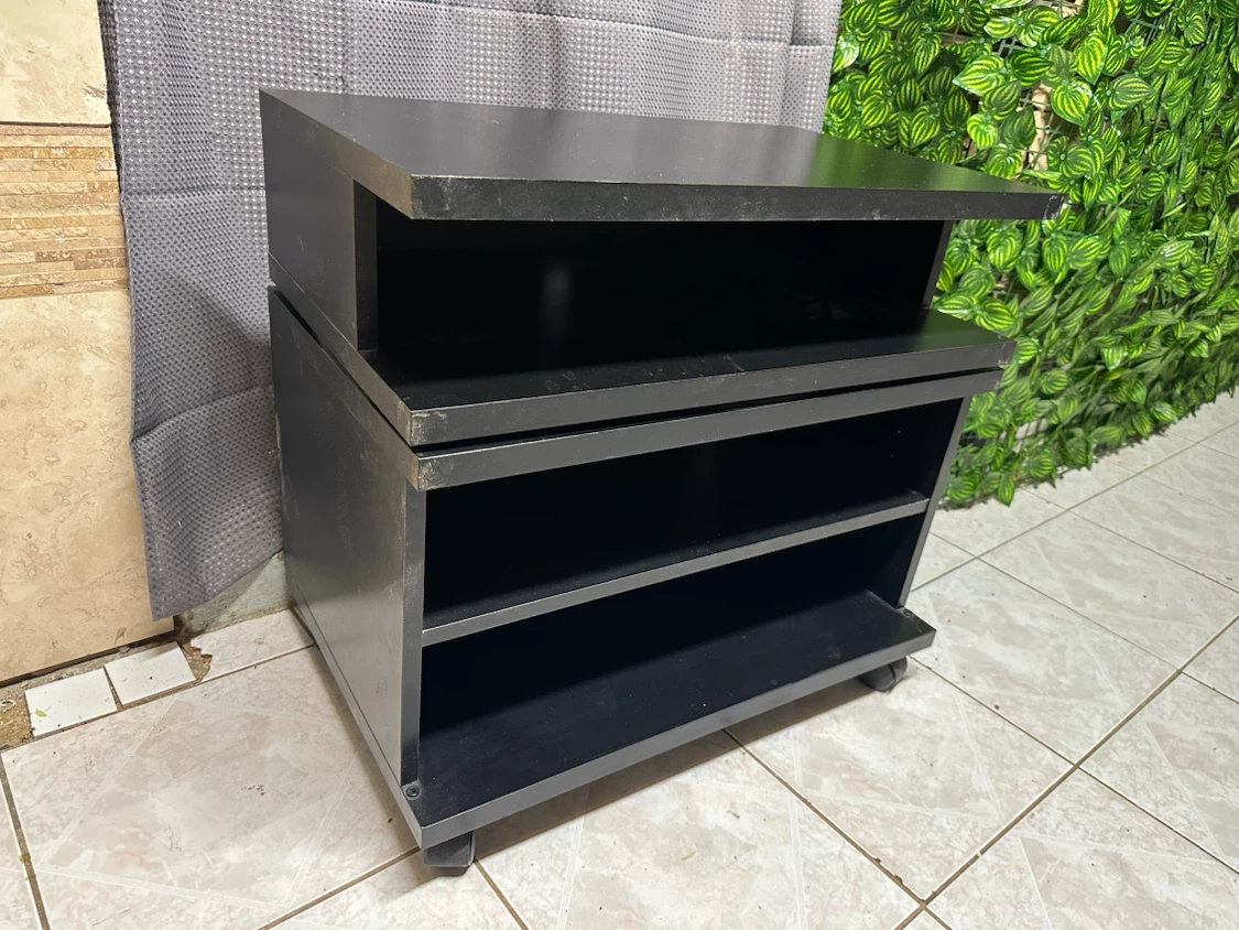 Microwave Stand / Multi‑Purpose Shelf on Wheels - photo 2