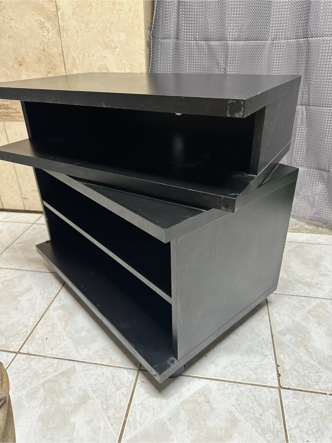 Microwave Stand / Multi‑Purpose Shelf on Wheels - photo 4