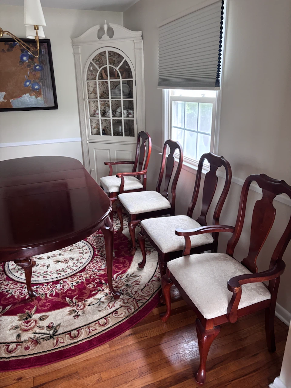 Mahogany Dining Table with 6 Chairs - photo 3
