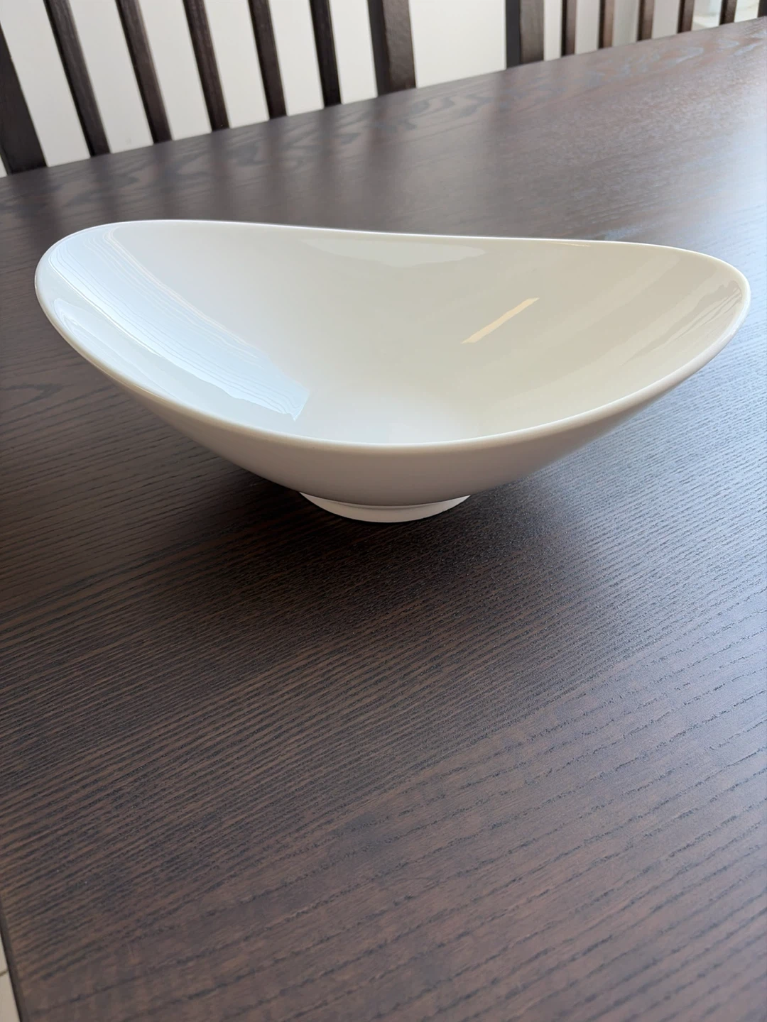 White Ceramic Serving Bowl