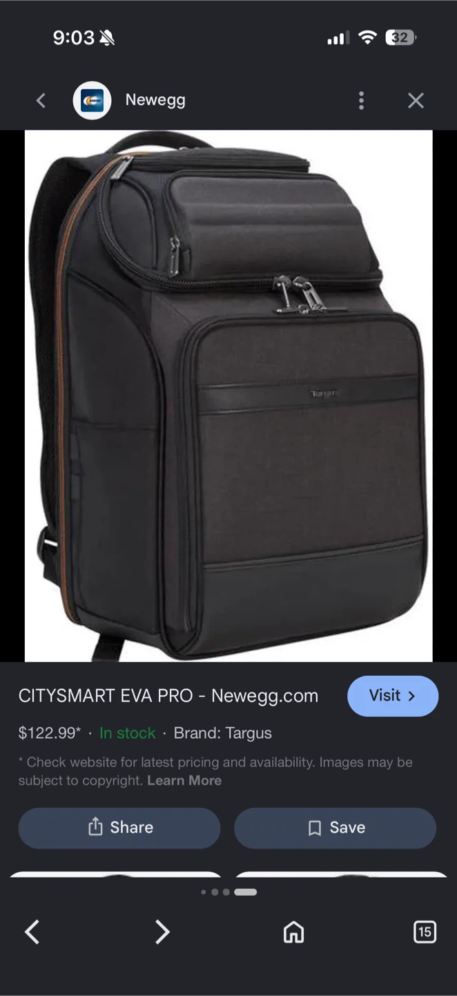 New - Targus Backpack - photo 3