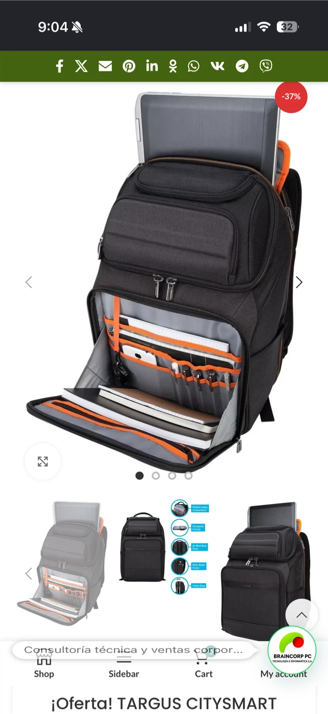 New - Targus Backpack - photo 4