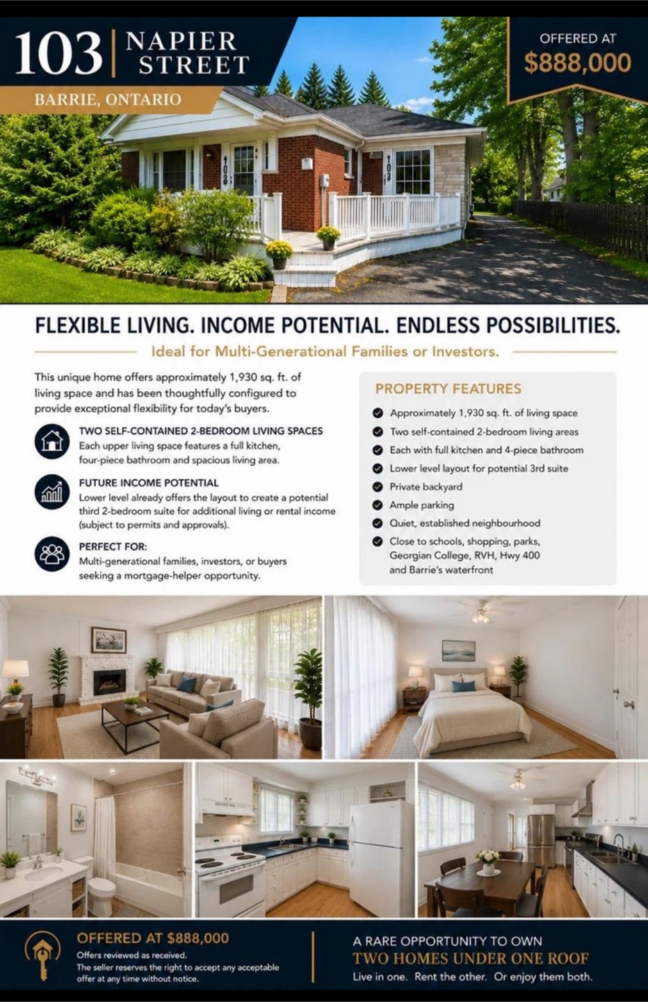 103 Napier Street House for Sale in Barrie, Ontario