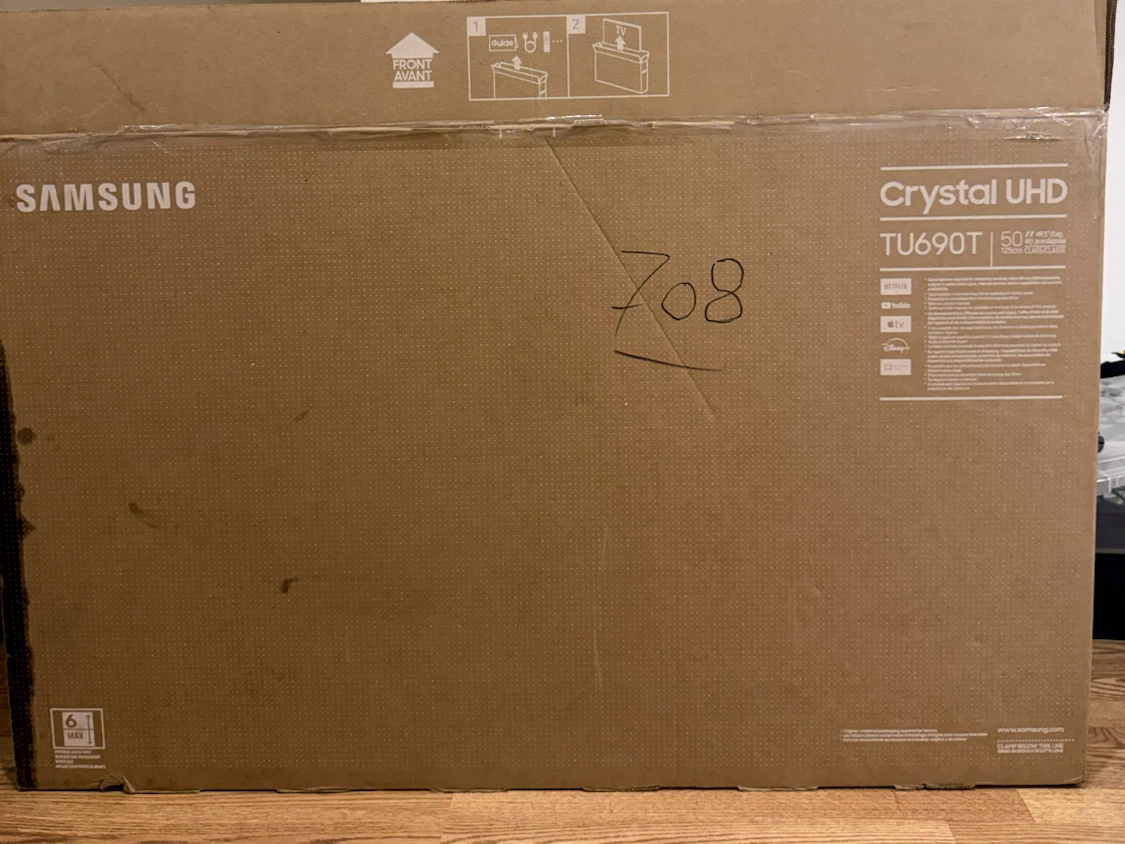 Samsung 50" Crystal UHD TU690T Smart TV - photo 3