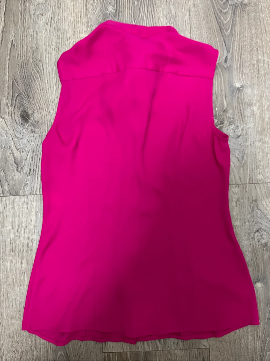 Anne Klein Sleeveless Pink Bow Blouse Size 4 - photo 5