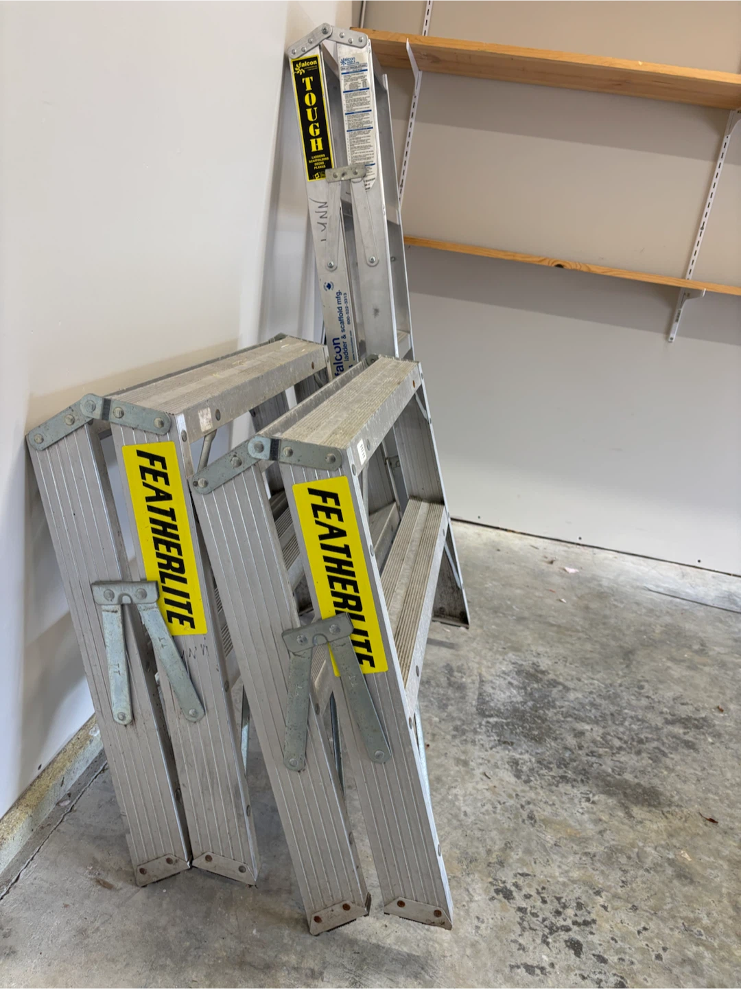 FEATHERLITE Step Stool Ladders and falcon tough ladder - photo 2