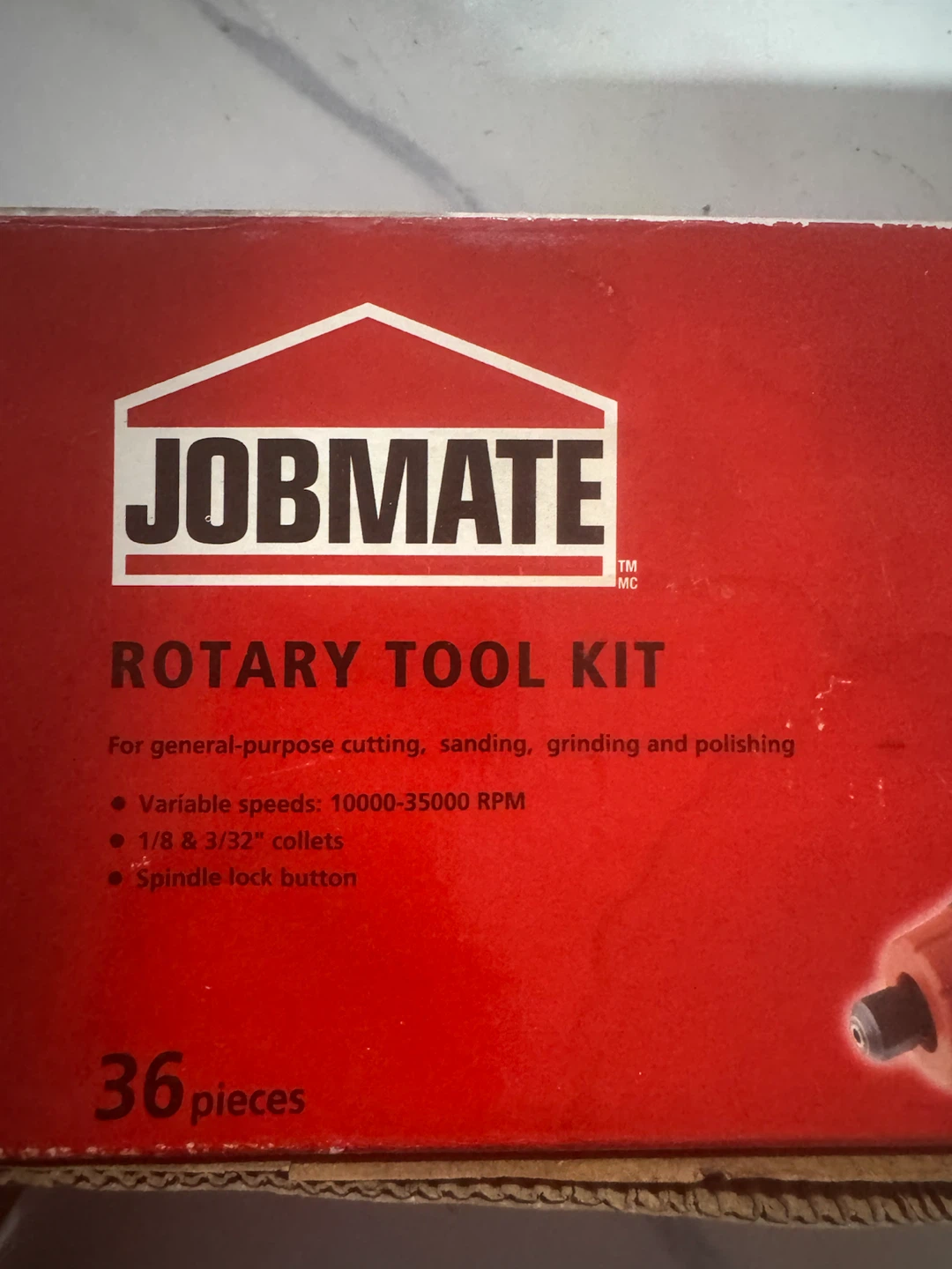JOBMATE Rotary Tool Kit - 36 Pieces