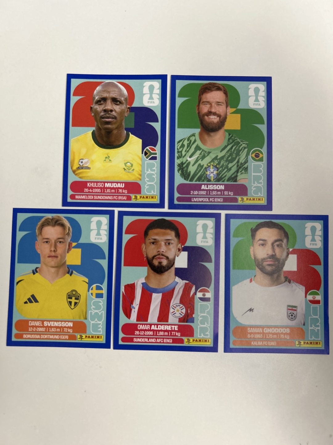 FIFA blue border stickers
