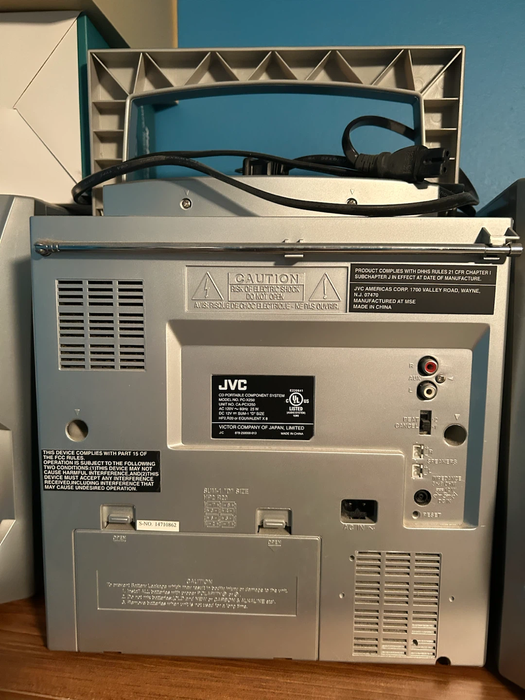 JVC Stereo System - photo 2