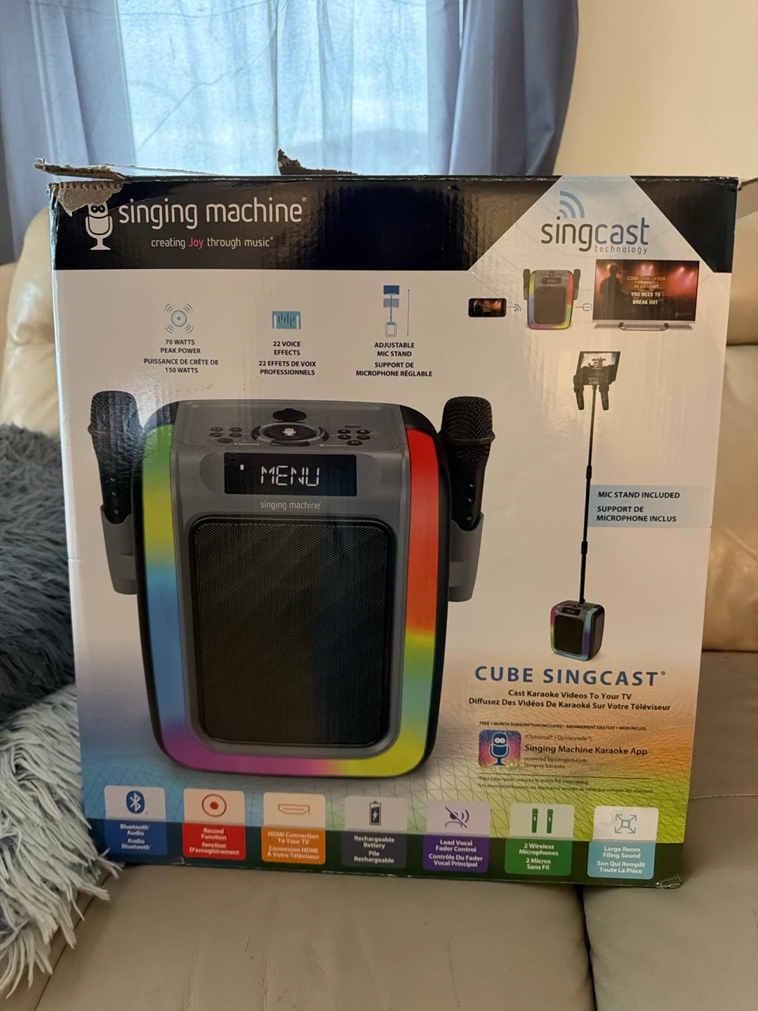 Sing cast Karaoke Machine
