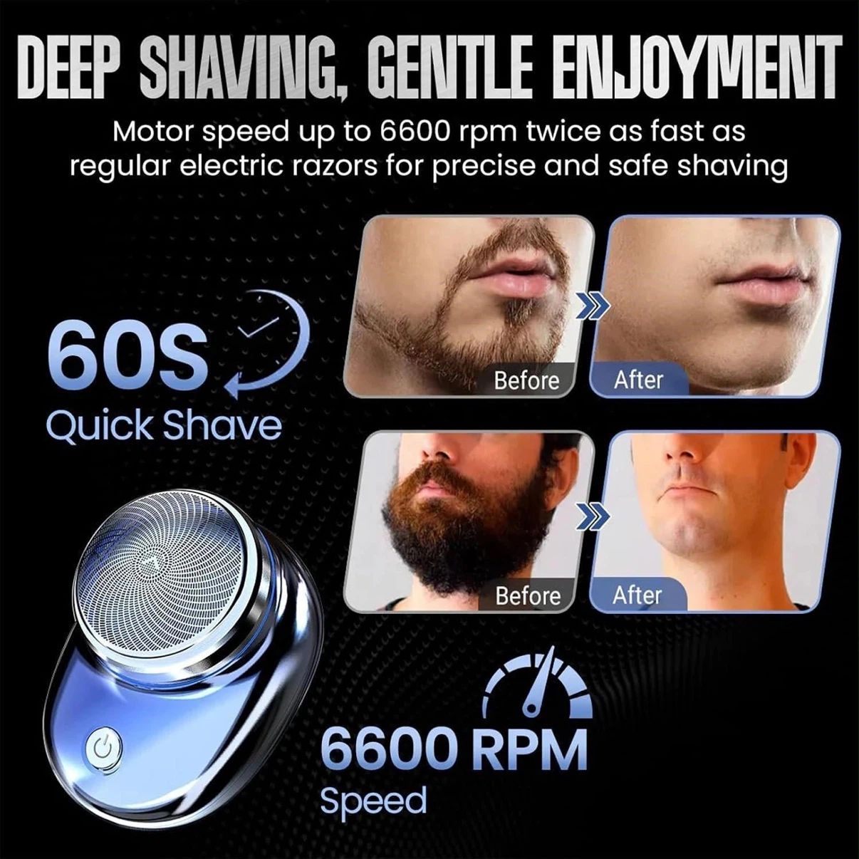 Mini Portable Electric Shaver - photo 2