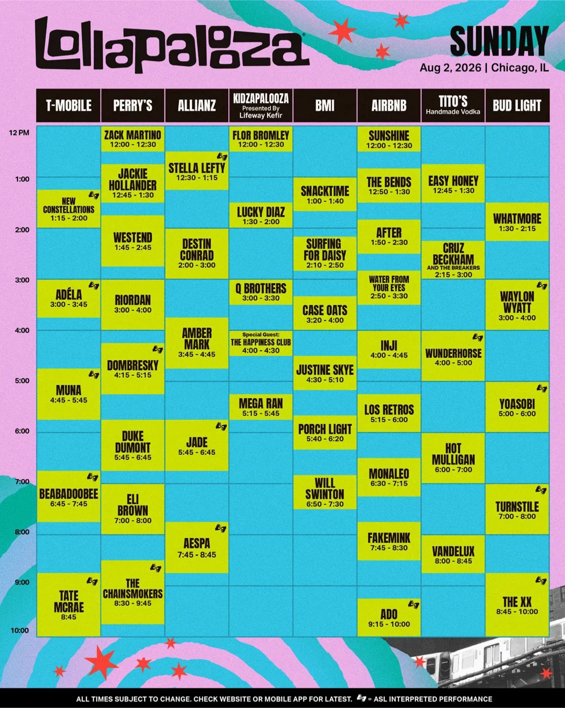 Lolla GA Ticket (Sunday) - photo 2