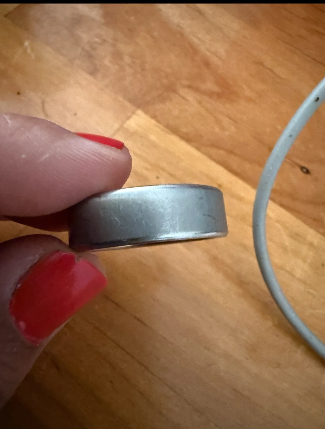 Oura Ring 4 Smart Ring - Brushed Silver, Size 12