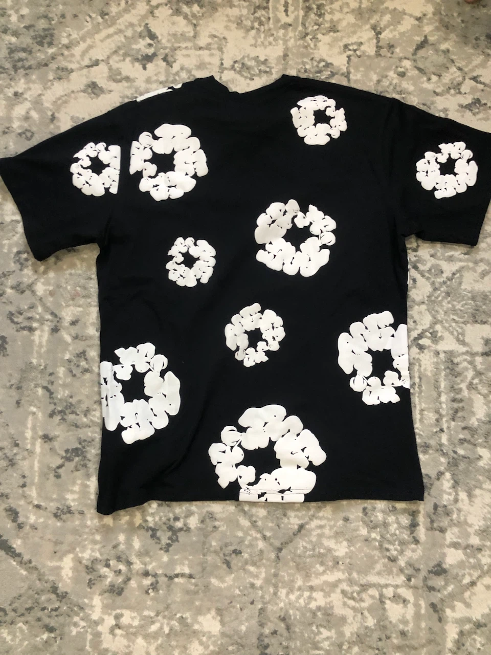 DENIM TEARS Black T-Shirt Size S