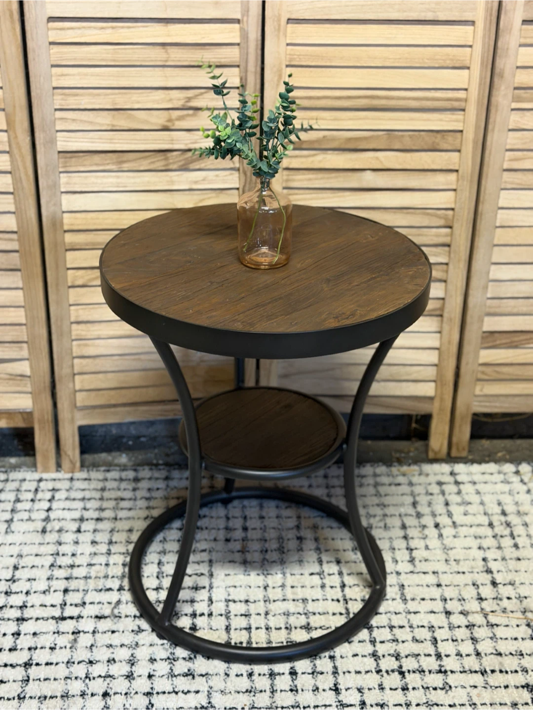Pottery Barn Wood End Table - photo 2
