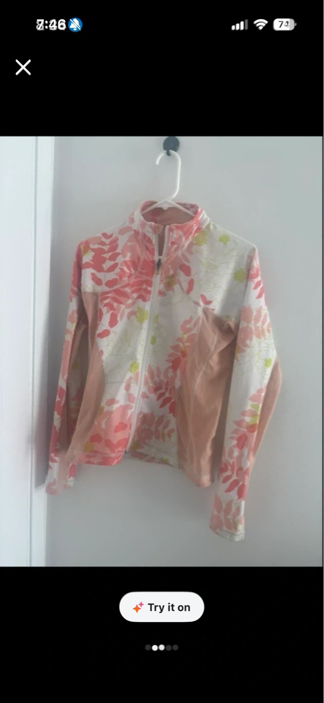 Lululemon Women's Floral Track Jacket