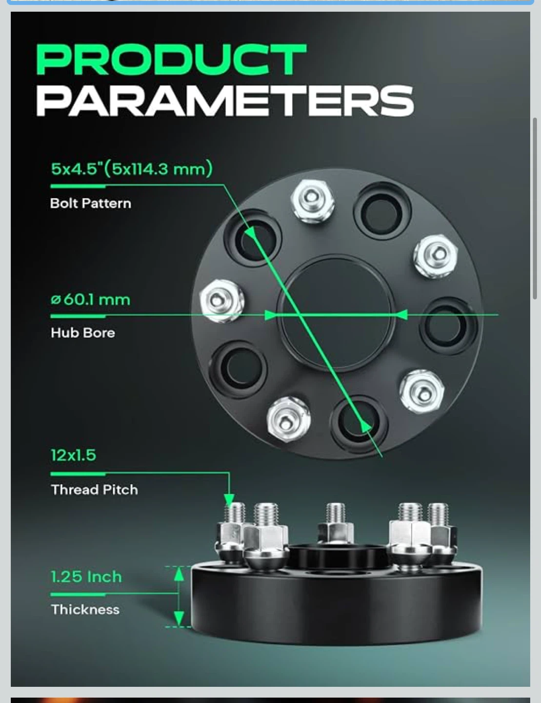 Wheel spacer - photo 4