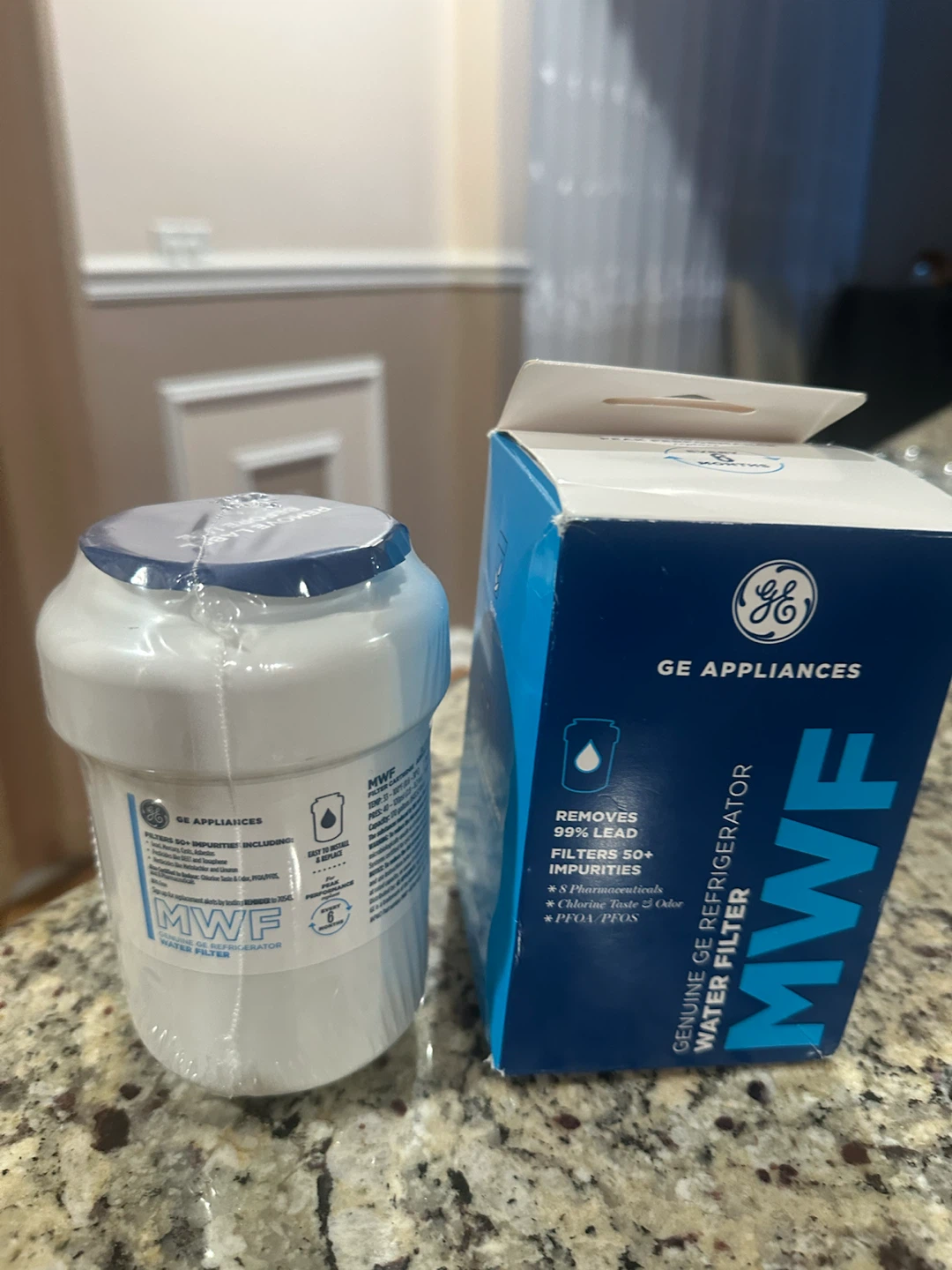 GE Appliances MWF Refrigerator Water Filter