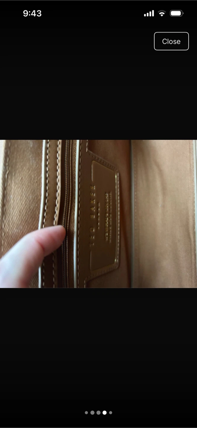 Ted Baker Brown Leather & Woven Crossbody Bag - photo 4