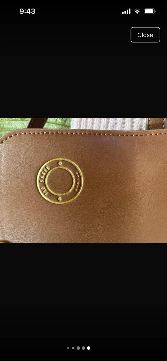 Ted Baker Brown Leather & Woven Crossbody Bag - photo 5