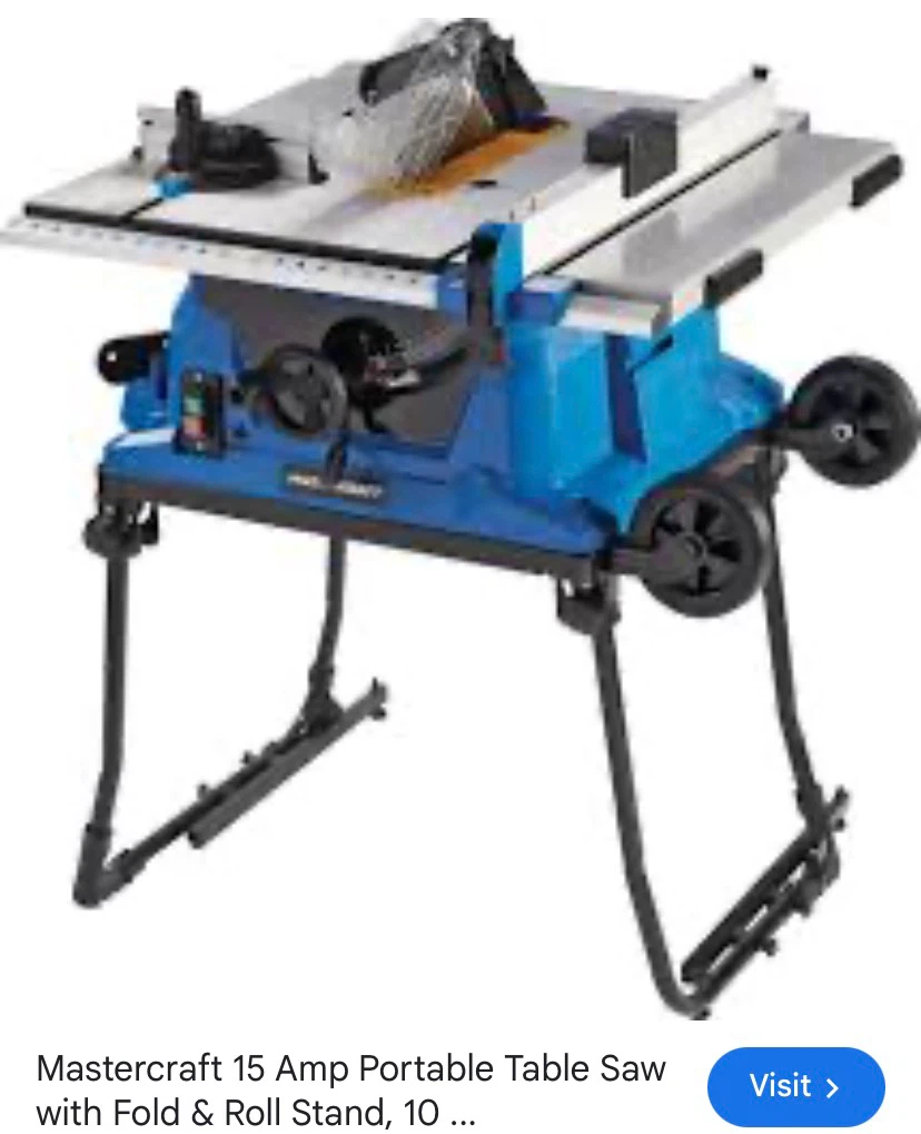 Mastercraft Portable Table Saw - photo 5