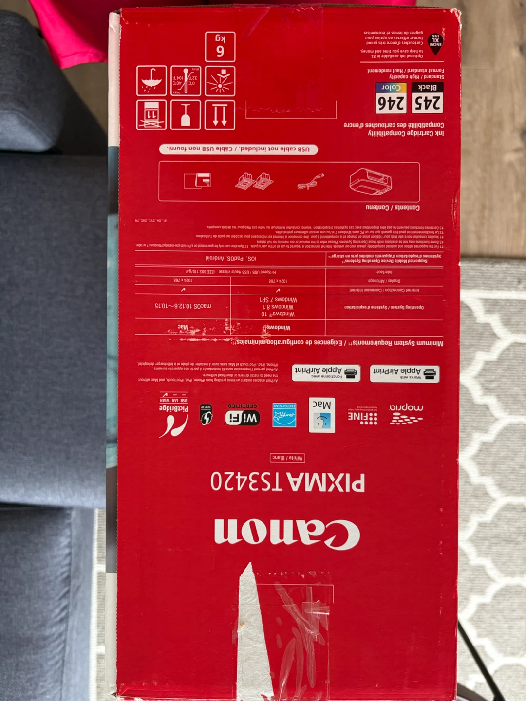 Canon PIXMA TS3420 Wireless Printer - photo 3