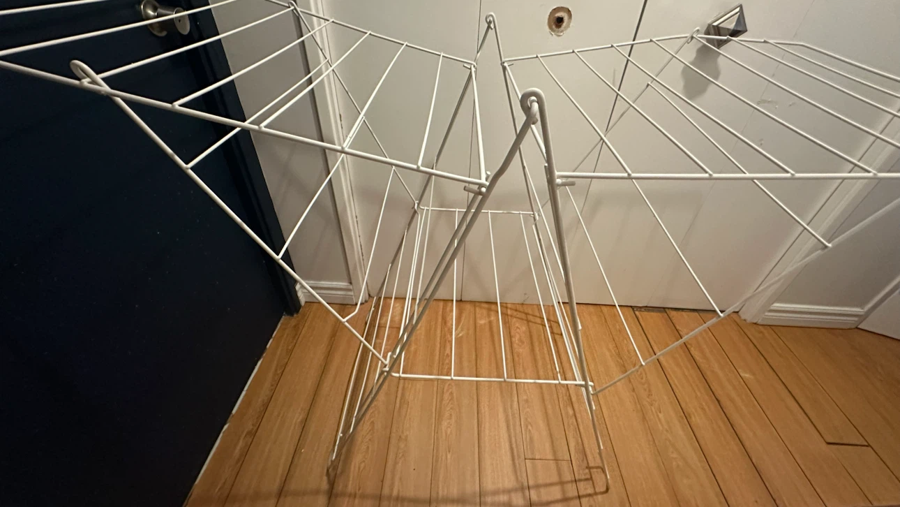 White Foldable Drying Rack - photo 3