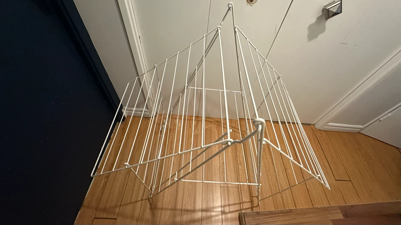 White Foldable Drying Rack - photo 4