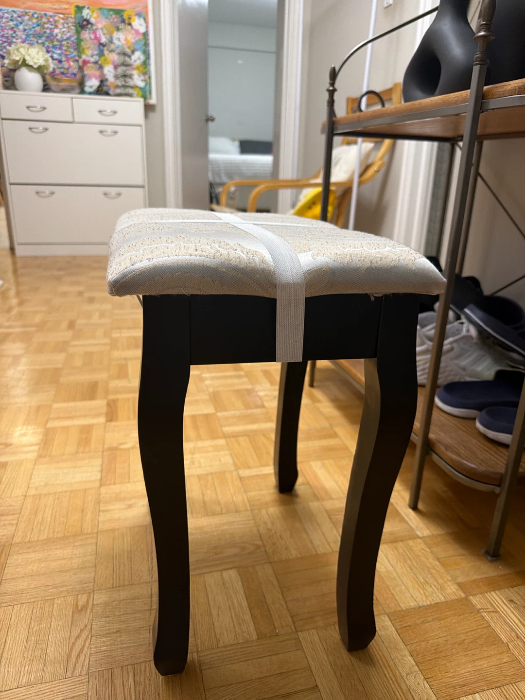 Vanity Stool with Padded Seat - photo 4