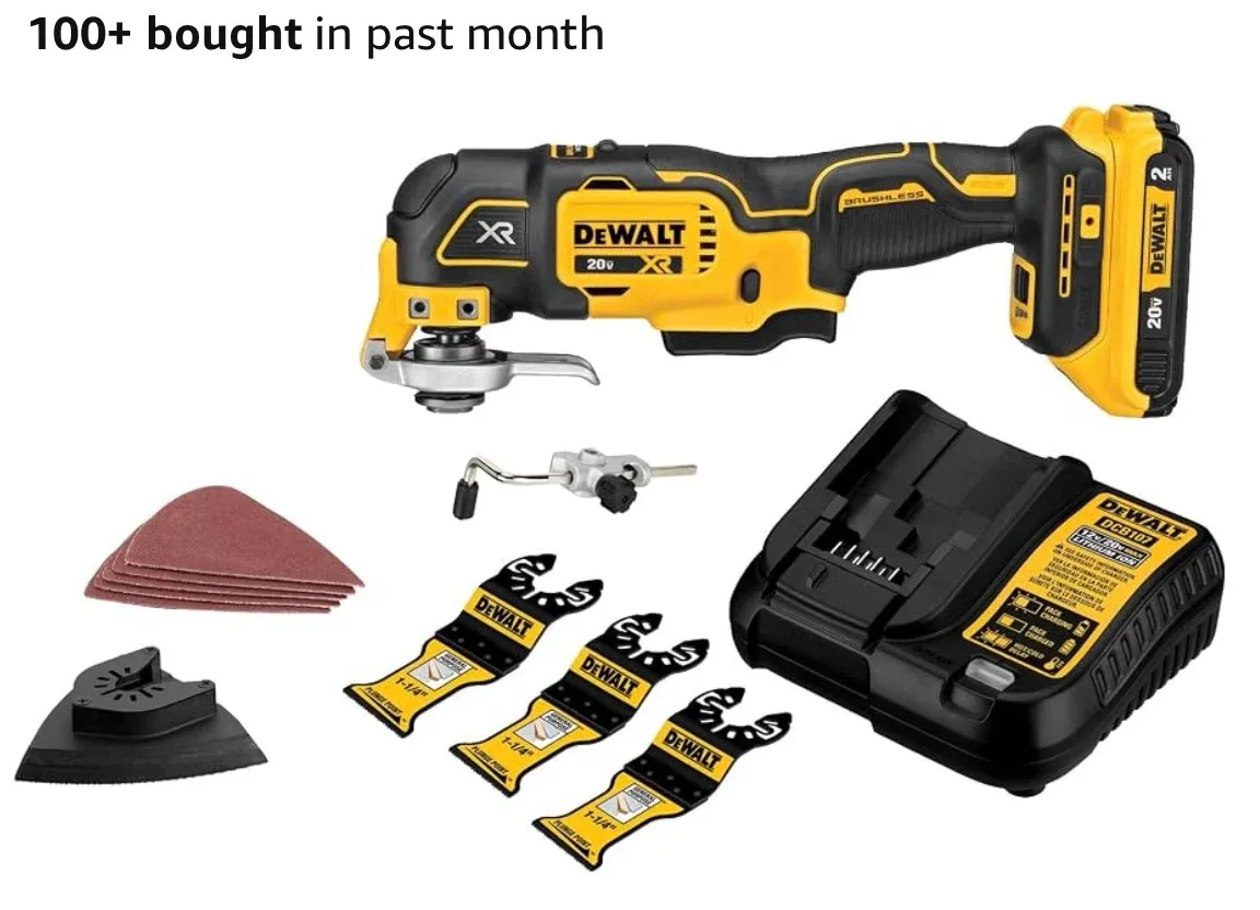 DEWALT 20V XR Brushless 3-Speed Oscillating Multi-Tool Kit - photo 3