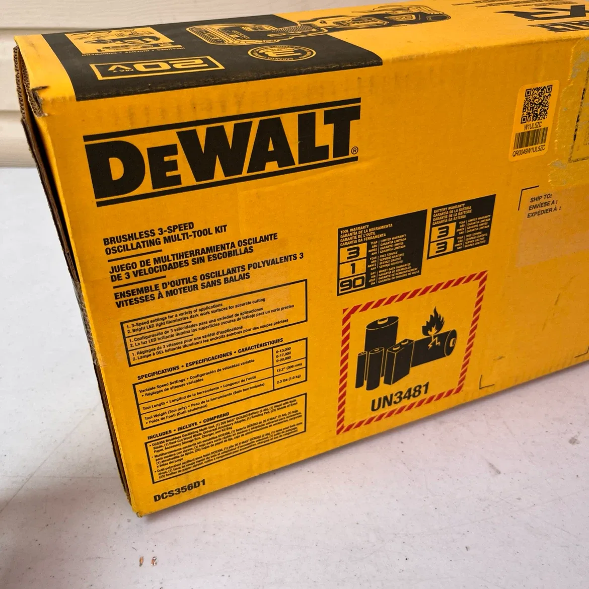 DEWALT 20V XR Brushless 3-Speed Oscillating Multi-Tool Kit - photo 5