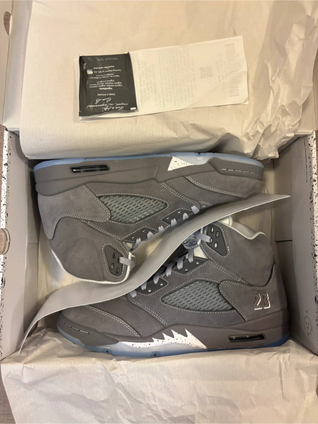 Jordan 5 Retro Wolf Grey size 11