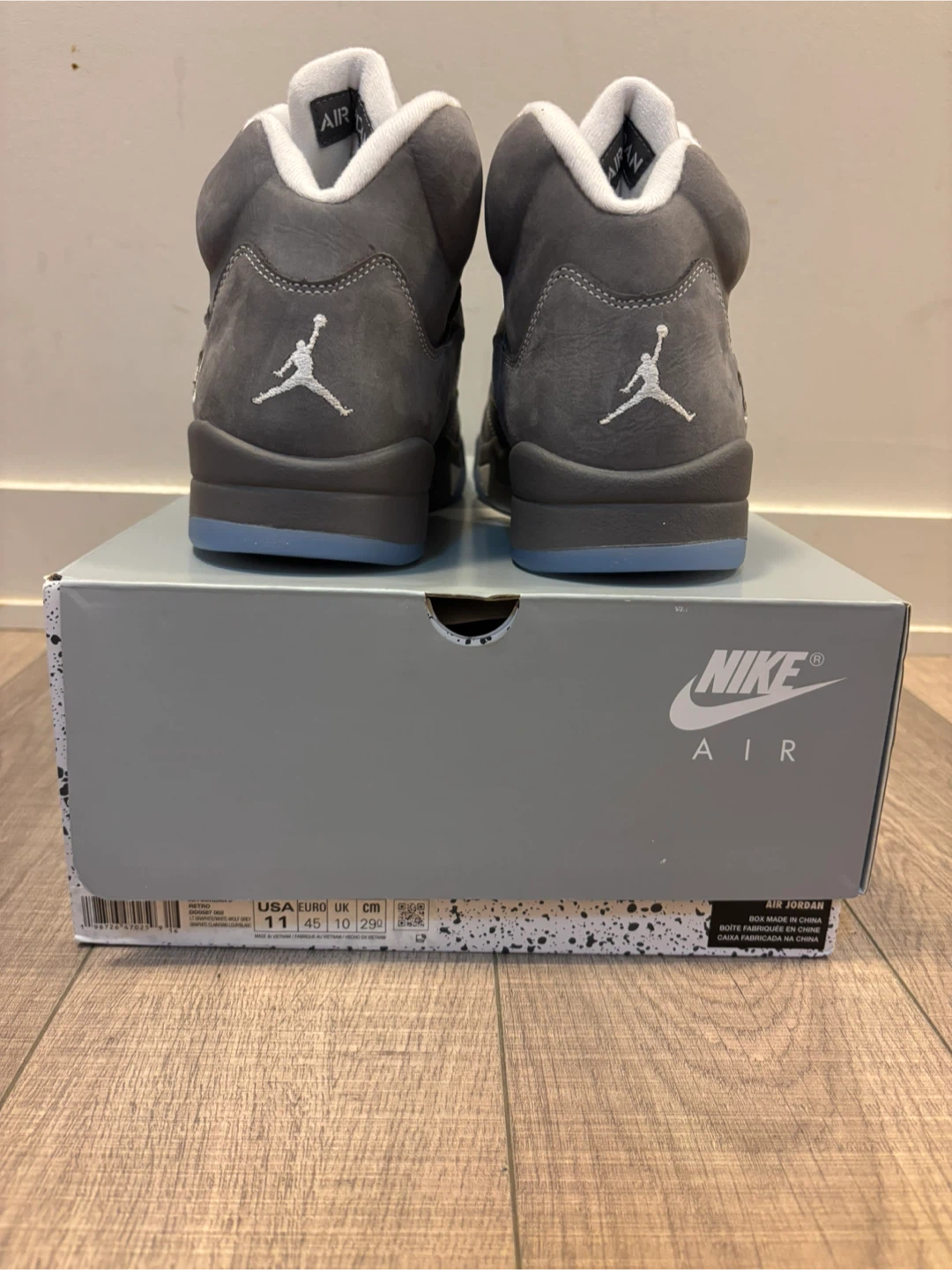 Jordan 5 Retro Wolf Grey size 11 - photo 3