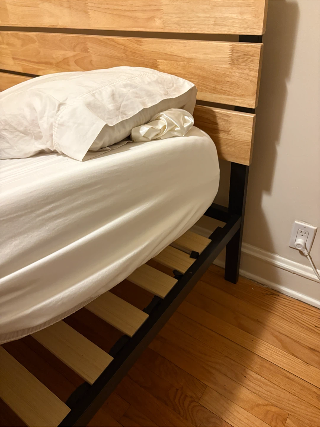 Queen Bed Frame and Mattress - photo 2