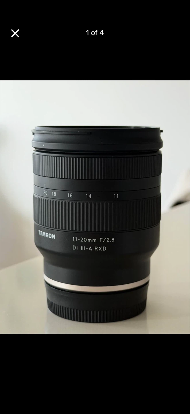 TAMRON 11-20MM F/2.8 for Sony E APS-C Mirrorless Cameras