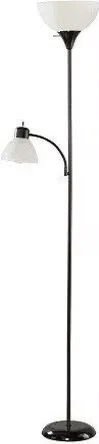 Mainstays Floor Lamp with Reading Light - Black - photo 3