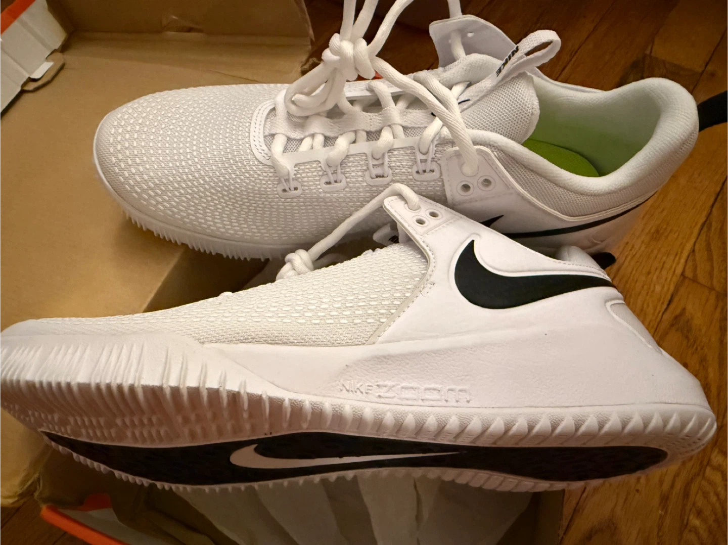 Nike Zoom Hyperace 2 Women's Volleyball Shoes SZ 11.5 White