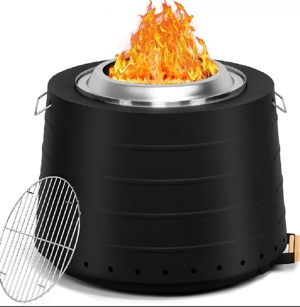 Portable Fire Pit with Grill Rack - photo 3