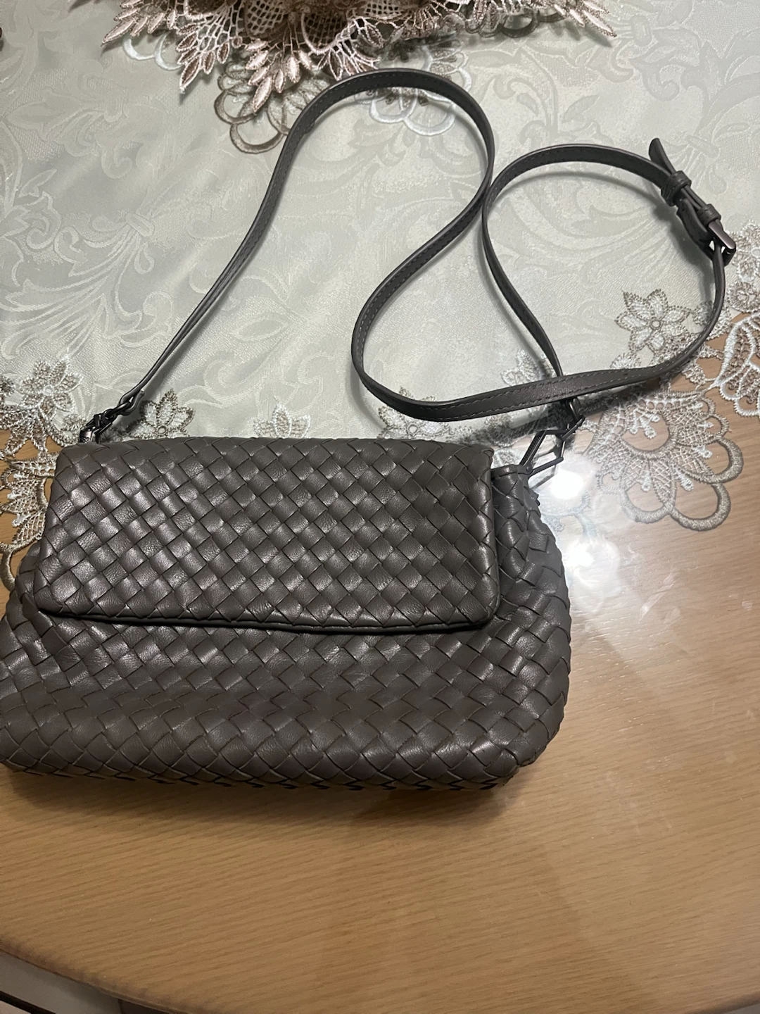 BOTTEGA VENETA Intrecciato Leather Shoulder Bag