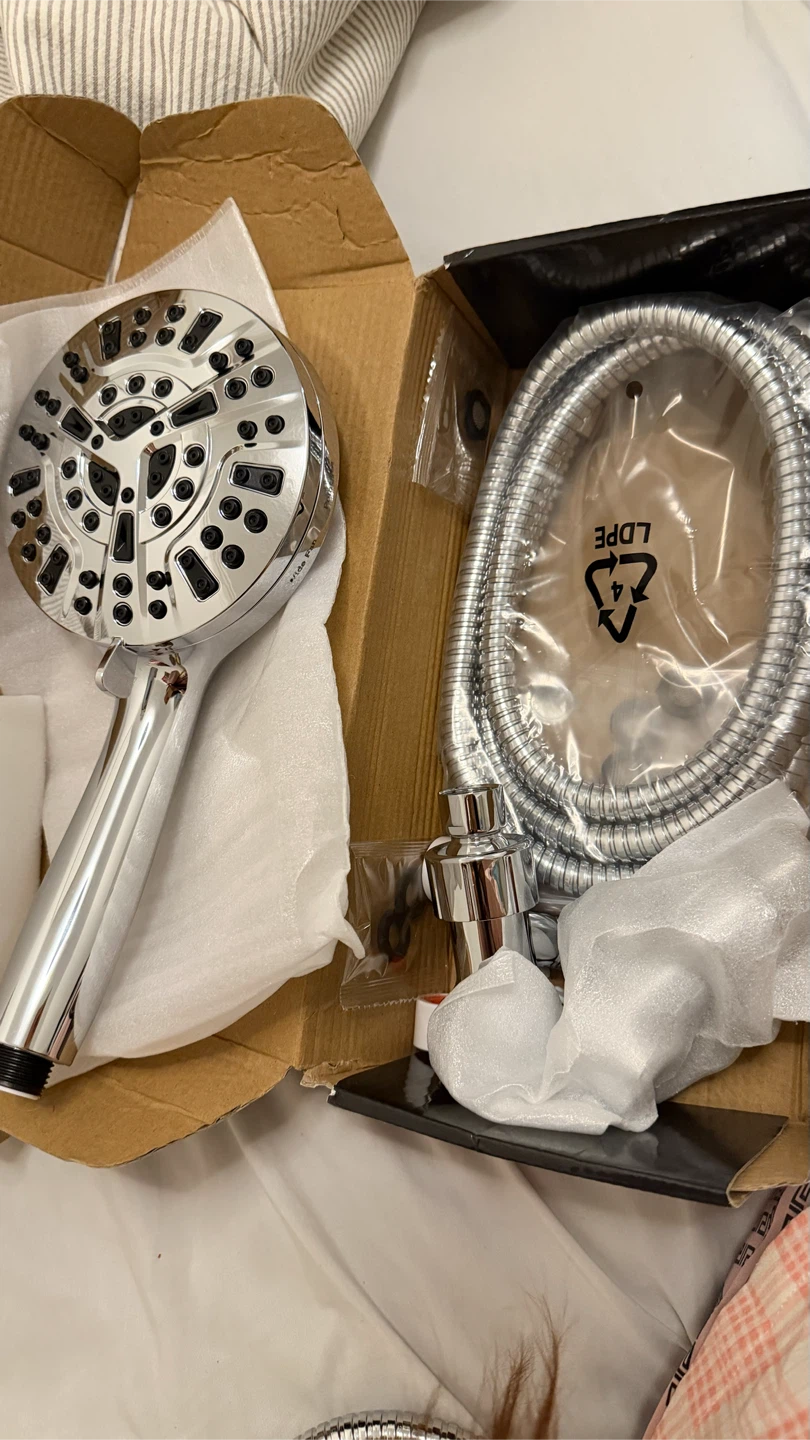 Chrome Multi-Function Shower Head Set