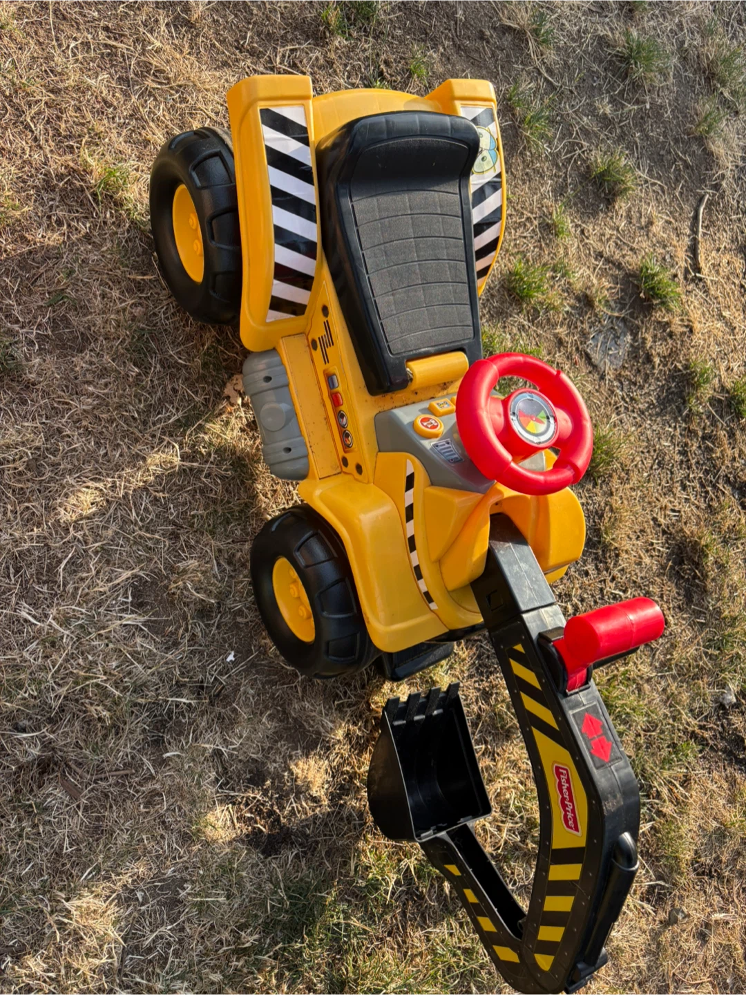 Fisher-Price Ride-On Excavator Toy