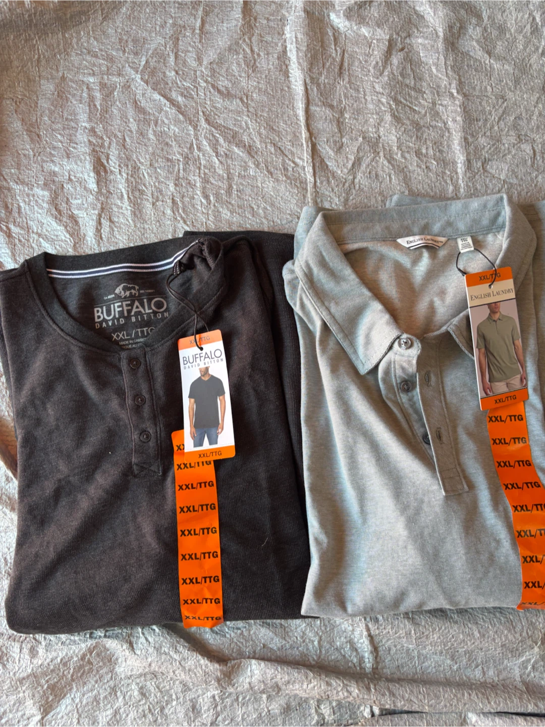 English Laundry and Buffalo David Bitton Men's Tops - XXL/TTG
