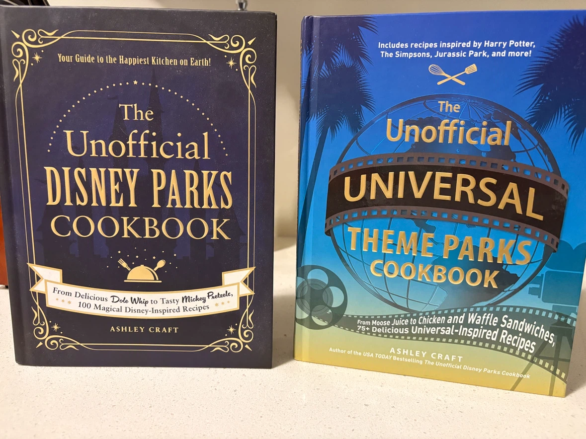 The Unofficial Disney Parks & Universal Theme Parks Cookbook Set